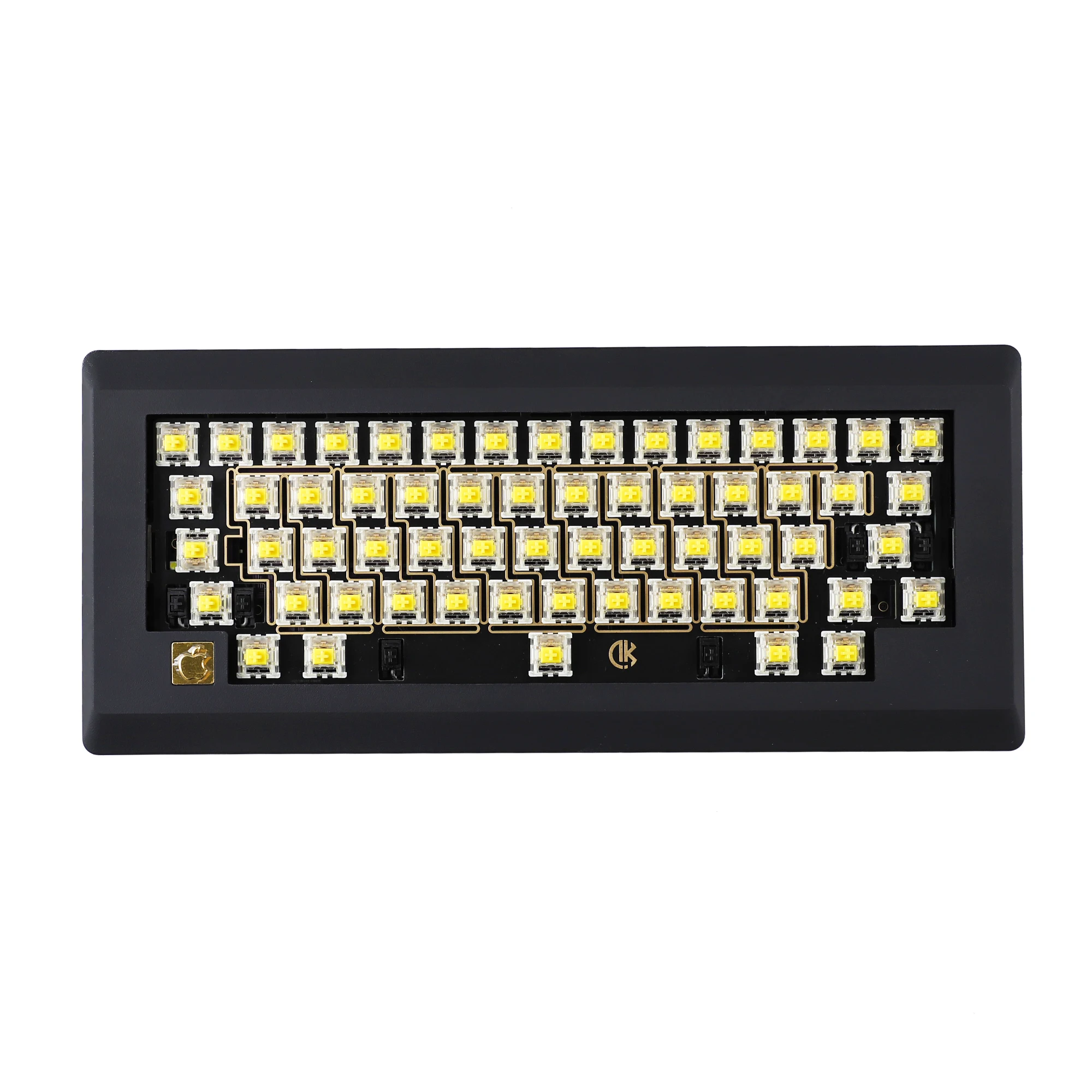 Imagem -05 - Caixa de Plástico Pcb Destacável Fr4 Placa Junta Kit Teclado Mecânico Hot Swappable tipo c Ansi Iso Via Frasco para Injetáveis M0110 D0110