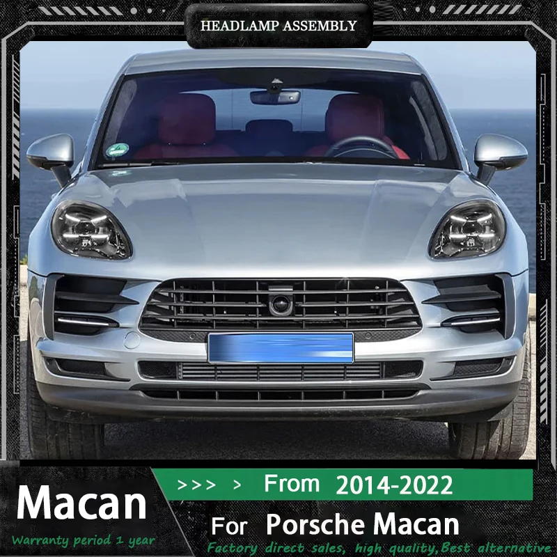 

Car LED Headlights for Porsche Macan 2014 2015 2016 2017 2018 2019 2020 2021 2022 Headlamp Assembly DRL Turn Signal Accessories