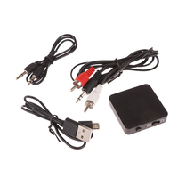 New 1 Set Music Stereo Wireless Adapter KN321/KN319 2 IN 1 Bluetooth 5.0/4.2 Audio Receiver Transmitter With 3.5MM AUX Jack
