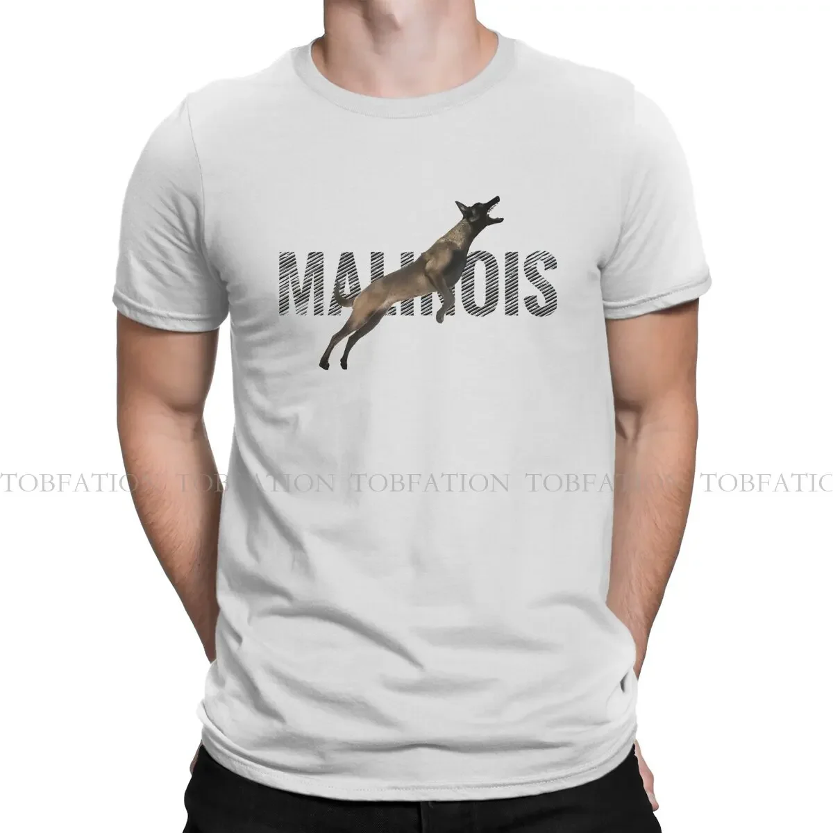 Malinois Mechelaar O Neck TShirt Belgian Malinois Pure Cotton Basic T Shirt Men Tops Fashion Fluffy Big Sale