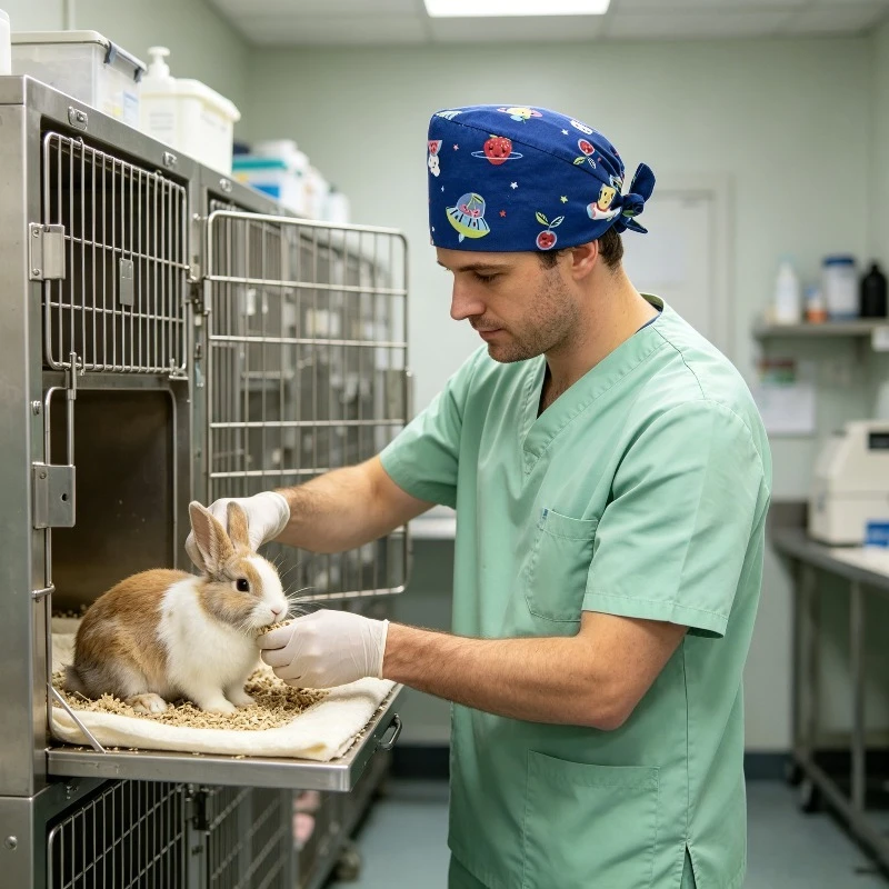 

Men's and Women's Operating Room Work Hats, Breathable Printed, Suitable for Surgeons, Nurse's Same Medical Headgear