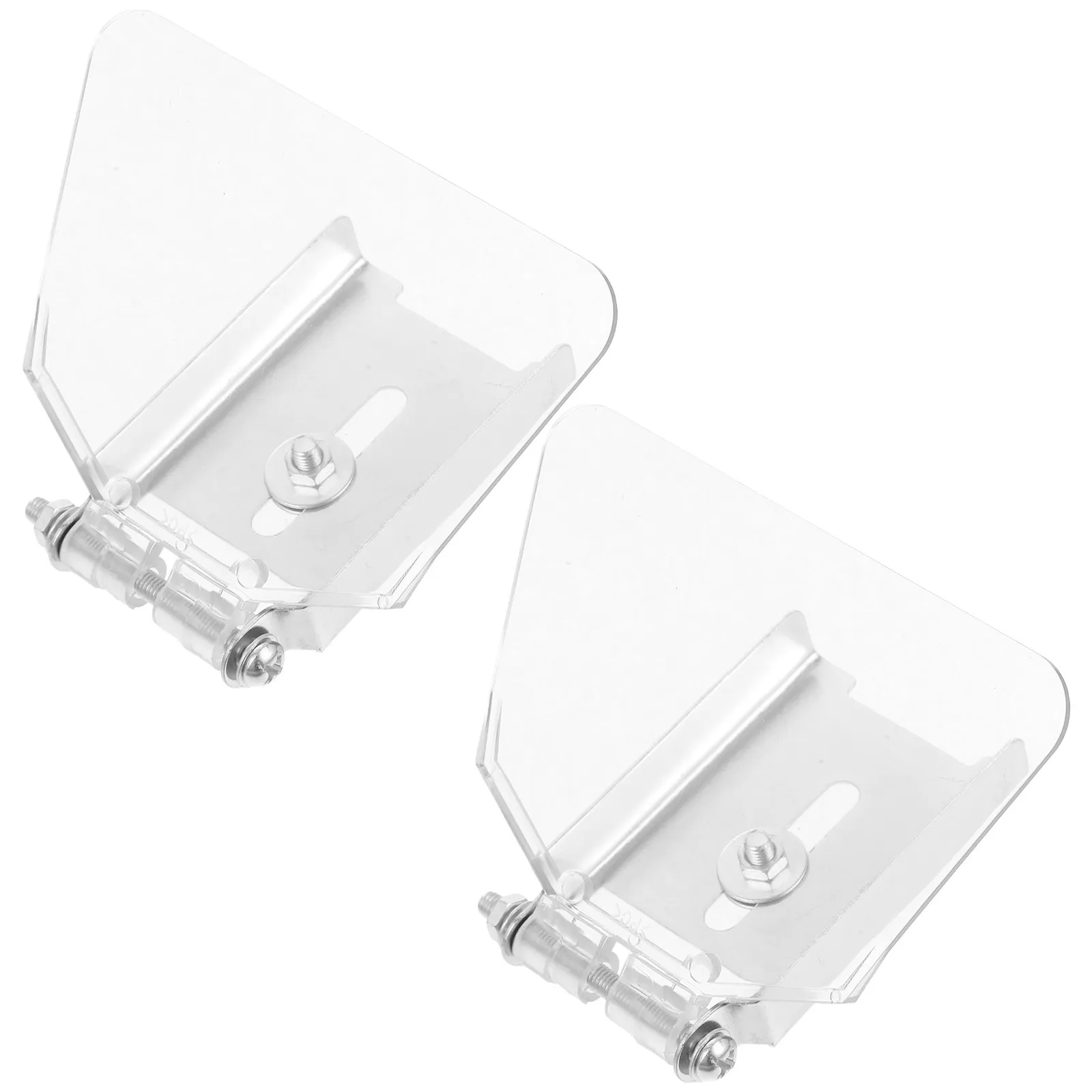 

1 Pair Bench Grinder Eye Shield Protective Guard Stainless Steel ABS Stable Safety Cover Replacement Attachment Accessories