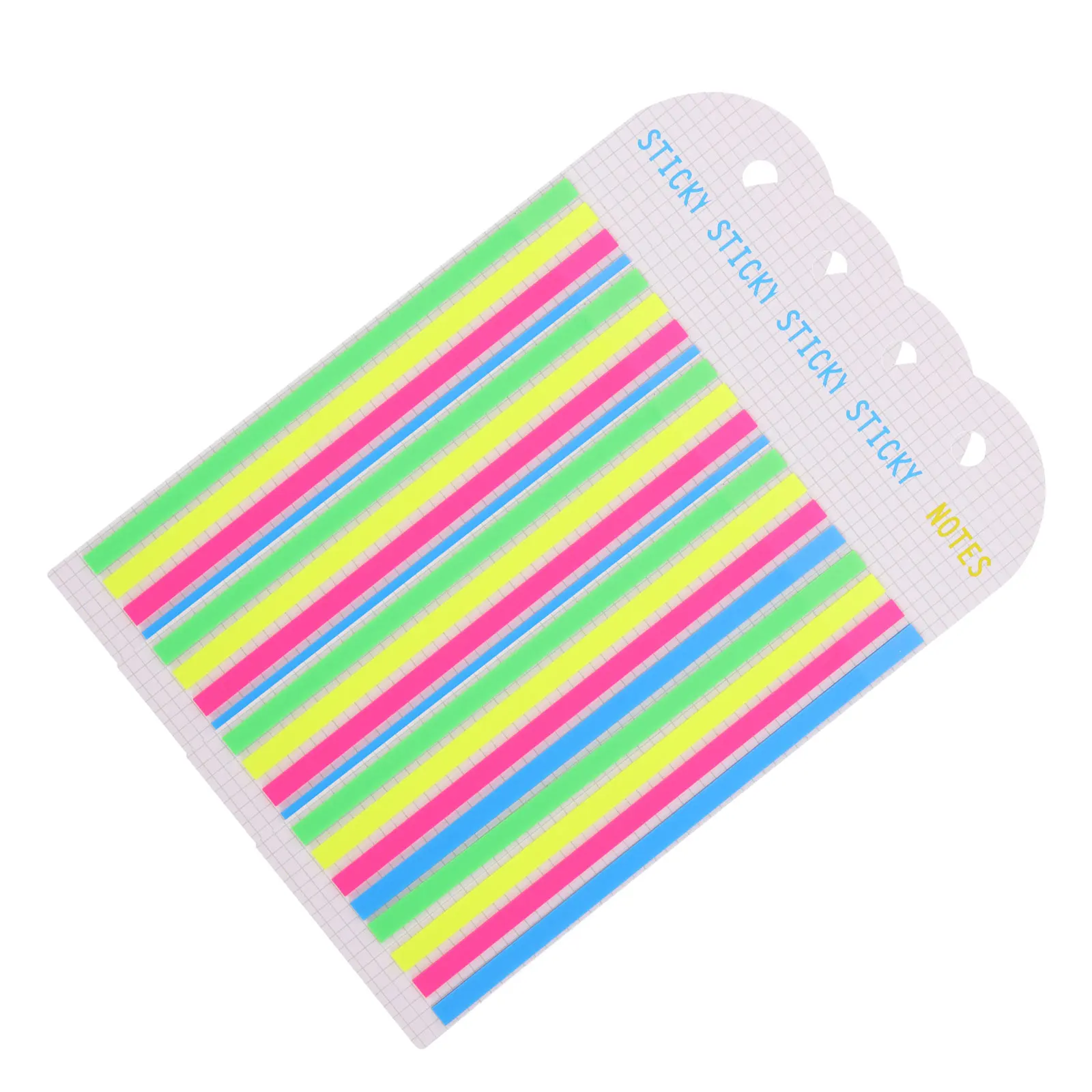 

4 Books Fluorescent Index Tabs Highlighter Strips Page Markers Annotating Books Office Supplies Sentence Strips