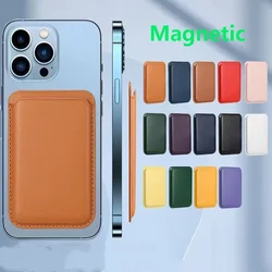 New Luxury For Magnetic Leather Wallet Case For iPhone 15 14 13 12 11 Pro Max 15Pro S23 Card Holder Phone Bag Cover Accessories