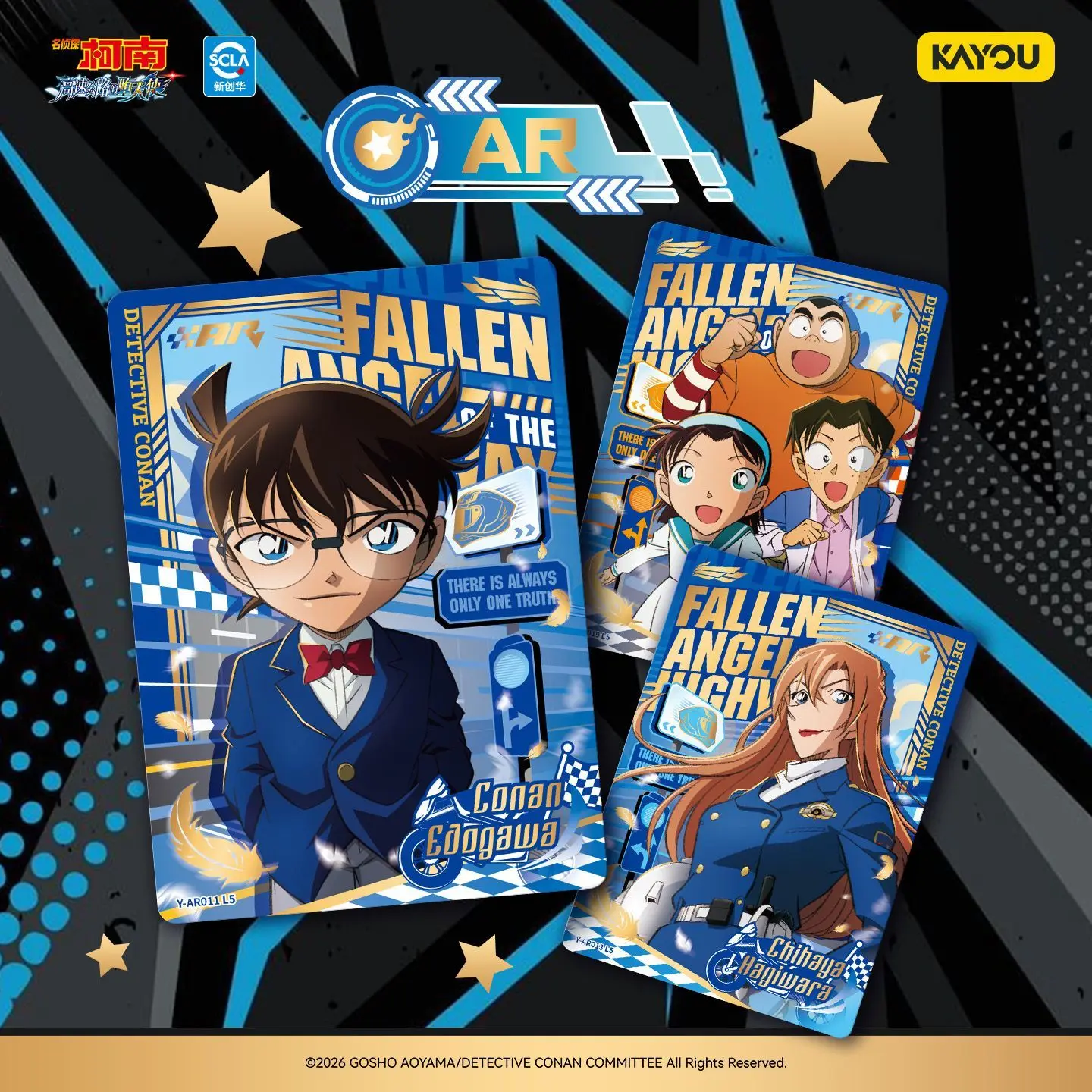KAYOU Detective Conan Anime Trading Cards Edogawa Conan Themed Flash Cards Booster Box Holiday Souvenir Collectible Cards