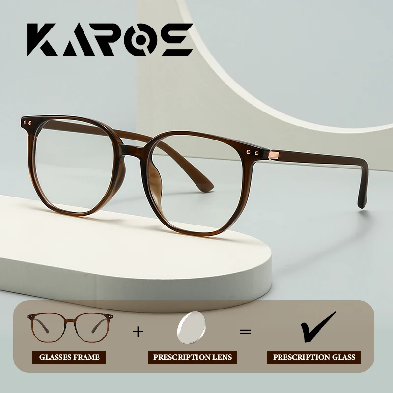 

KAROS Blue Light Filter & Photochromic Progressive Eyeglasses for Men and Women Customizable Prescription Multifocal Lenses