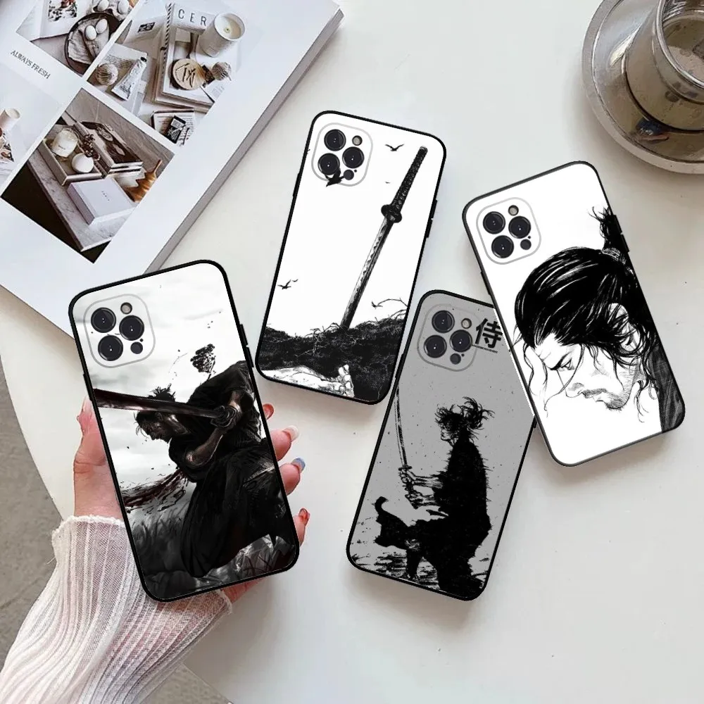 

V-Vagabond M-Manga Phone Case for IPhone 15,14,13,12,11 Pro Max Mini 8,7 Plus SE2 X XR XS MAX Silcone Soft Covers