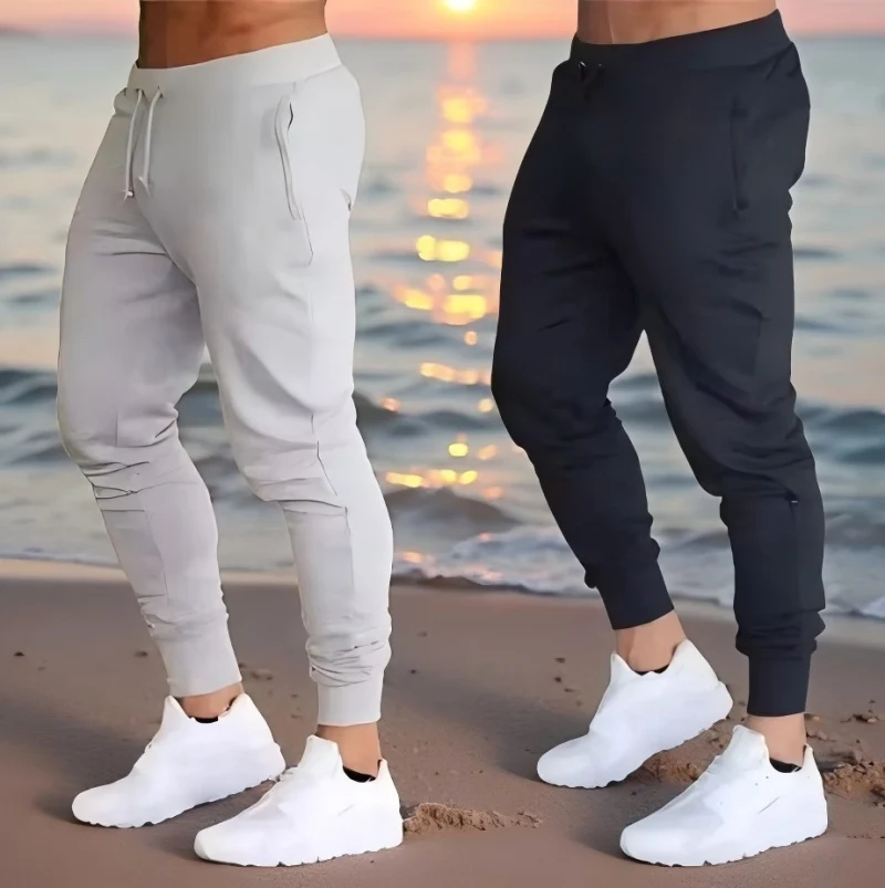 

Весенне-осенние новые мужские спортивные брюки, брюки для бега, длинные брюки для бега, спортивные брюки для бега для мужчин, спортивные штаны для фитнеса ﻿