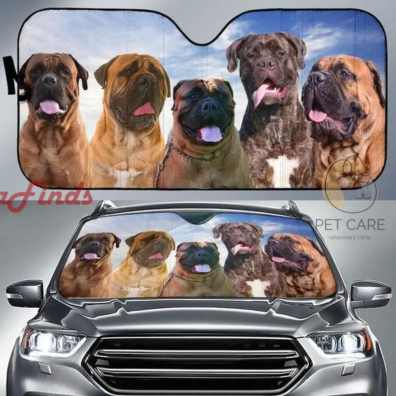 

Bullmastiff Car Auto Sun Shade Amazing Best Gift Ideas 2022