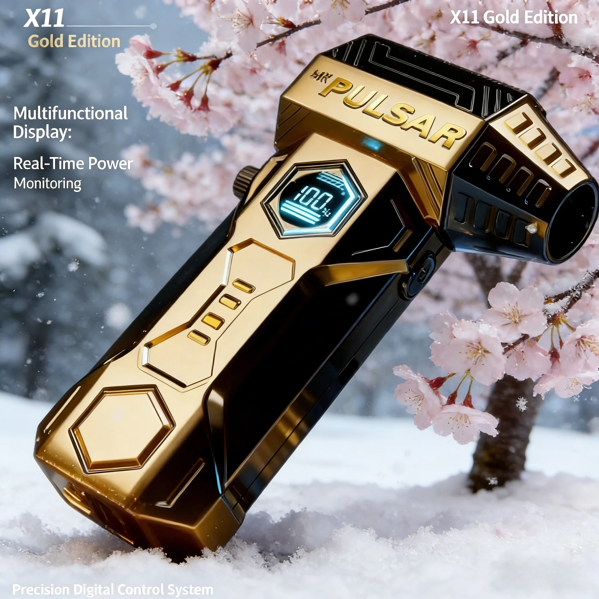 

X11 HyperForce Blower (990000RPM) – Live Power View | Car Compressed Air Duster