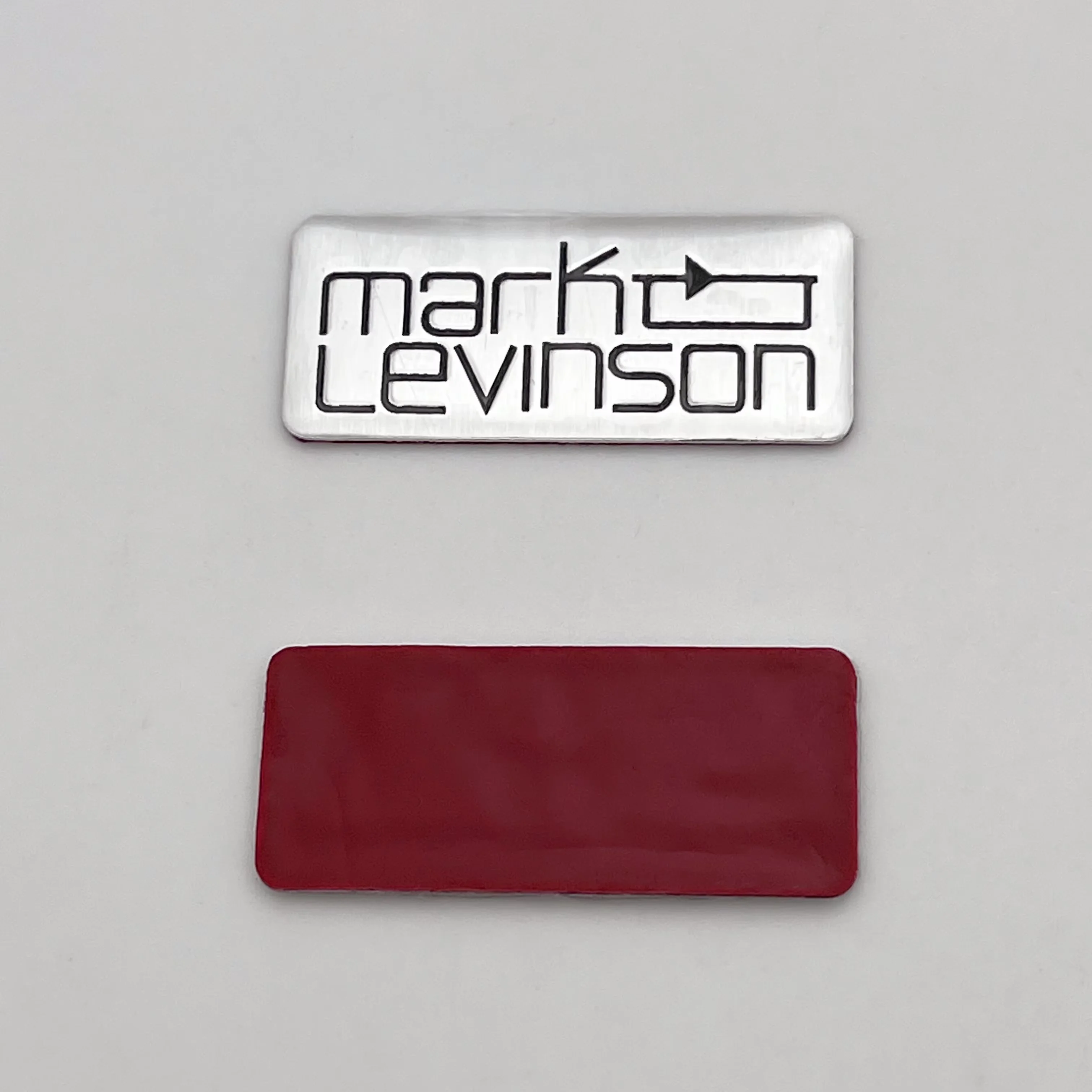 High quality aluminum MARK LEVINSON car high fidelity speaker badge stereo badge sticker car interior decoration accessories