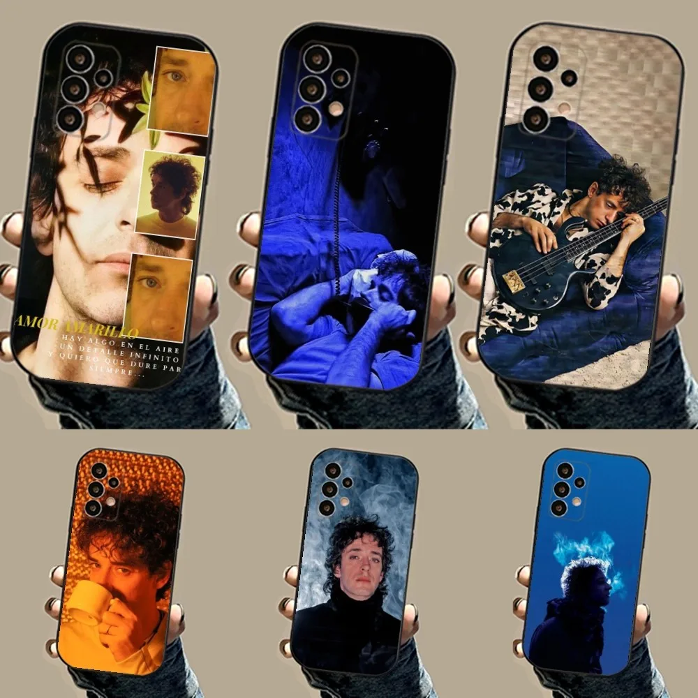 Soda Stereo Gustavo Cerati Phone Case For Samsung S24,23,23,22,30,21,10,9,Note20 Ultra,Lite,Ultra,5G,Plus,FE,Black Soft Case