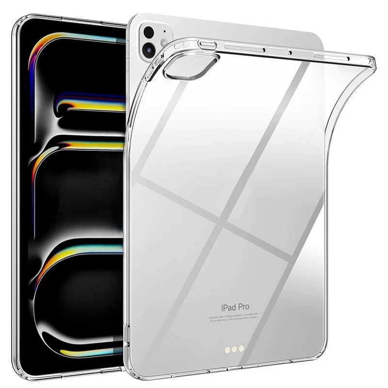 TPU Transparent Silicone Case For Apple iPad 10th 9th 8th 7th Mini 6 5 Air 5 4 3 Pro 11 12.9 2022 2021 Shockproof Protect Cover