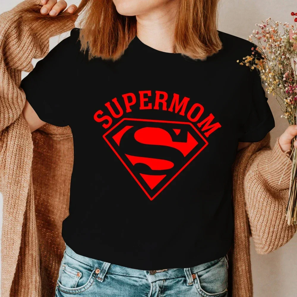 Summer T Clothing Supermom 90s Trend T-shirts 2024 New Fashion Mother Gifts Casual Y2k Grunge Tops 2000s Clothes Harajuku