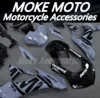 오토바이 페어링 키트 Yzf R1M R1 2015 2016 2017 2018 2019 차체 세트, 고품질 Abs 주입, 블랙 그레이, 신제품 3
