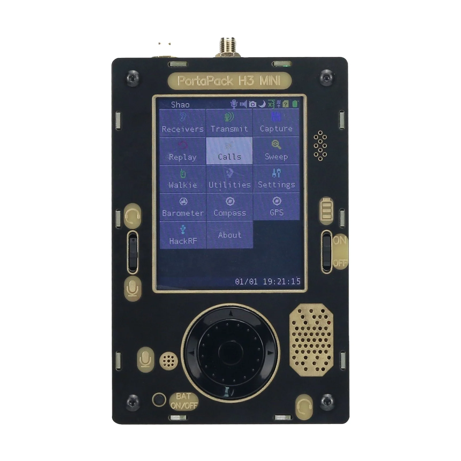 

Latest Firmware PortaPack H3 SE & HackRF One R9 V1.8.x Full-Featured SDR Built-in Barometer Compass GPS Receiver