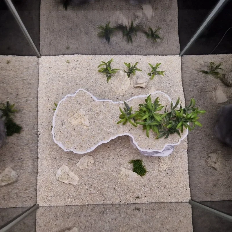 3D Printed Aquarium Planting Basket, Hydroponic Support Soil Isolation Base Aquascape Decor for Home Fish Tanks