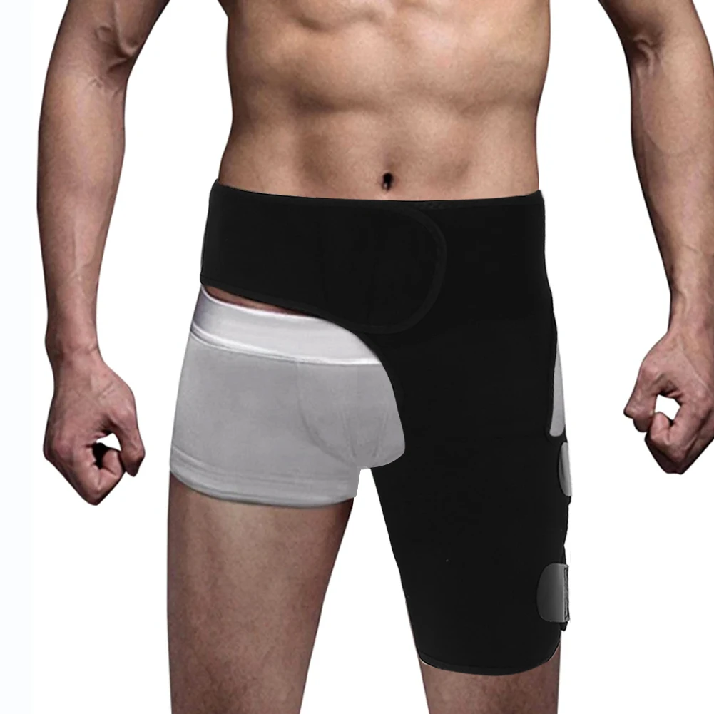 

Hip Brace Compression Groin Support Wrap for Men and Women Hamstring Groin Compression Sleeve Wrap Hip Support Brace