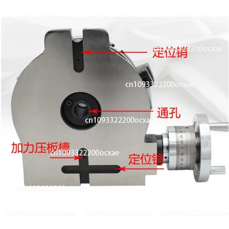 Milling Machine HV4 Diameter 110mm Vertical Horizontal Milling Table Rotary Table Accuracy In Metalworking Useful