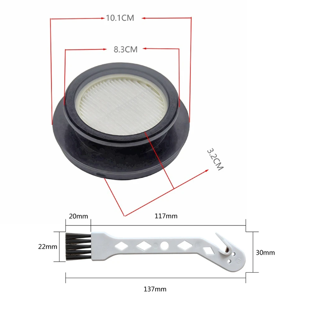 

6pcs Filter For-SunSare X7A-US For Fieety For V7 Cordless Vacuum Cleaner HEPA Filter Replacement Washable Comprehensive Cleaning