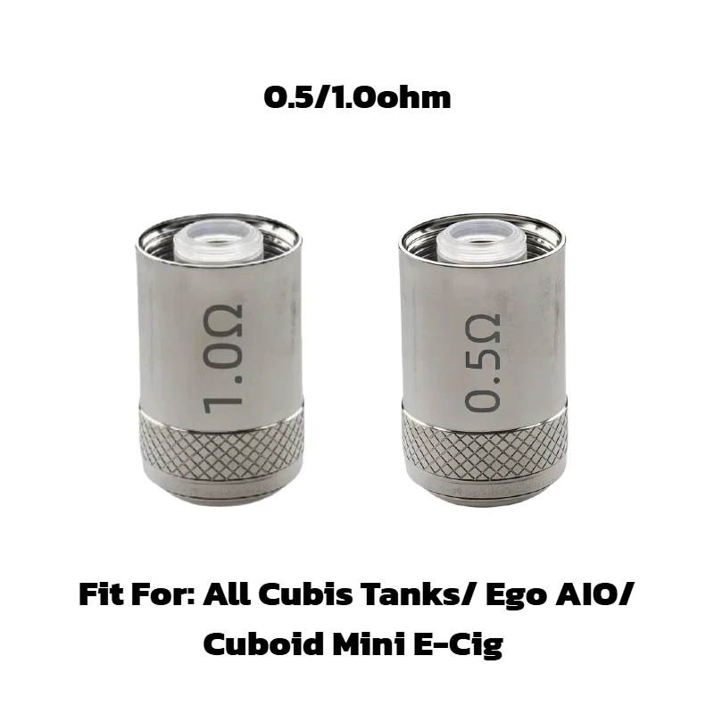 5 Cubis AIO Vape Mesh Coils 0.5/1.0ohm Joyetech CUBIS Pro /Joyetech eGo AIO replacement coil for coils & atomizers - gallery image 2