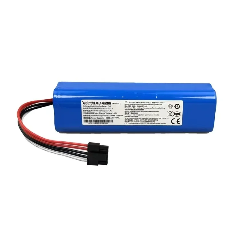 for Haier JH68U1/JH69U1/H9+ for Xiaomi 2Pro MJST1S for Mijia 2 C101 Floor Scrubber Battery 14.4V 5200mAh