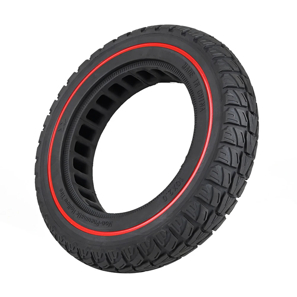 Off-road Tyre Solid Tyre Rubber 10 Inch 10x2.0 Electric Scooter Accessories Front Rear Tire Replacement High Quality