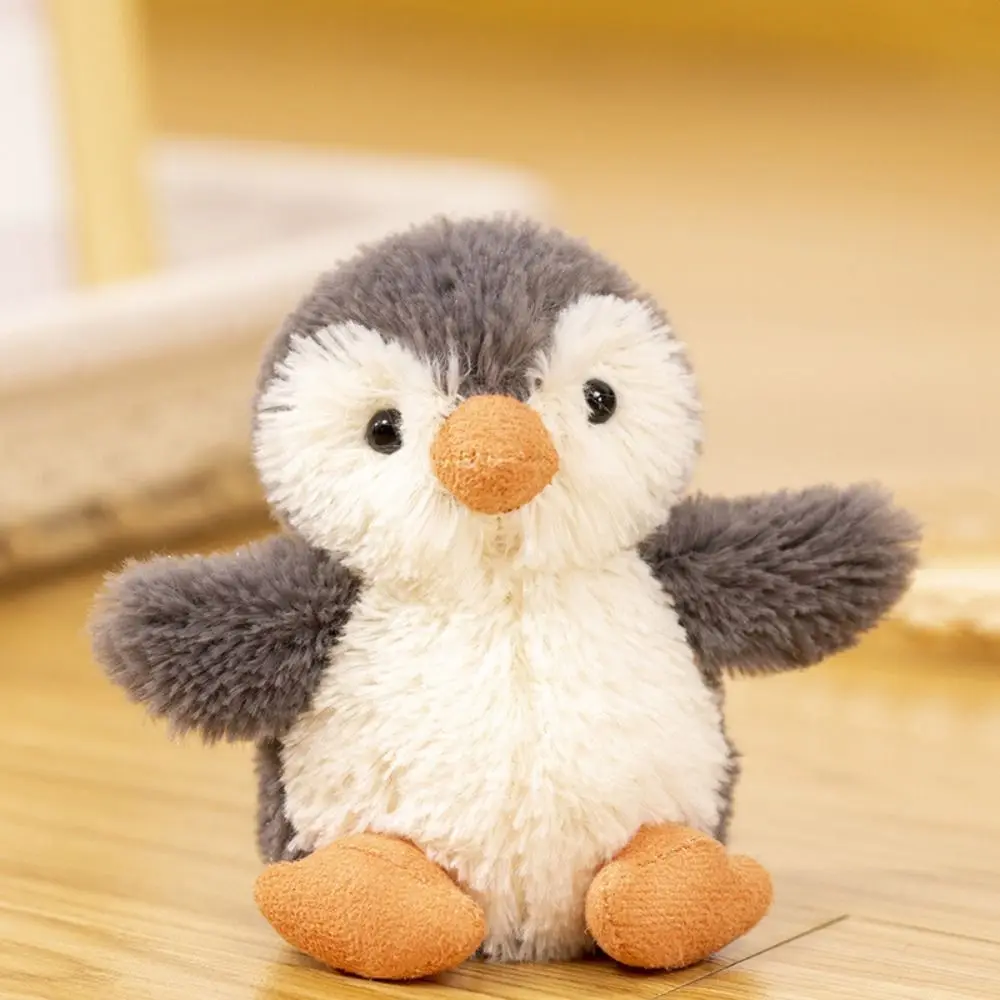 Kawaii Cartoon Pinguin Plüsch Schlüsselanhänger Ringe Schlüsselhalter Weiches Stofftier Spielzeug für Kinder Mädchen Schlüsselanhänger Plüsch Anhänger