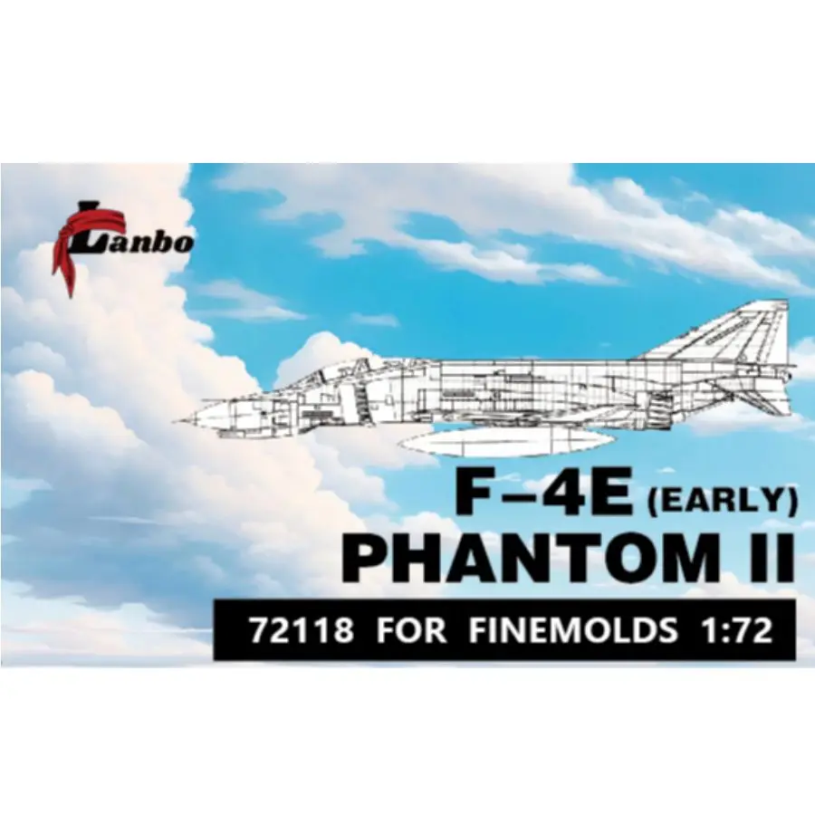 Lanbo Models F4E(EARLY)PHANTOM II 72118 FOR FINEMOLDS 1:72 3D Cockpit