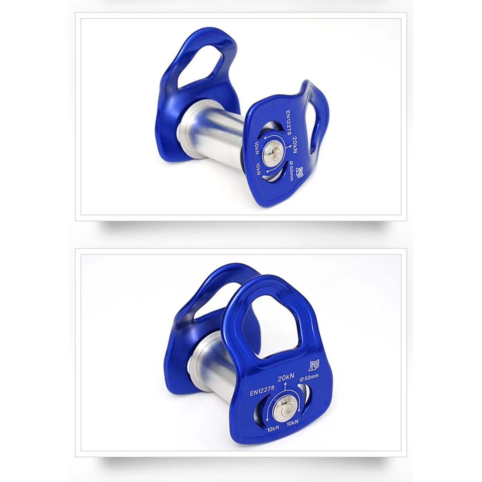 

Pulleys For Rope Heavy Duty Aluminum Alloy Climbing Slide Single Pulley Block For Clothesline Flag Hunting Slack Home Garage