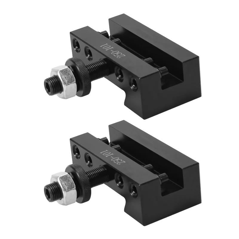 

A76K 2PCS Quick Change Turning And Facing Holder 250-101 For Lathe Tool Post Holder