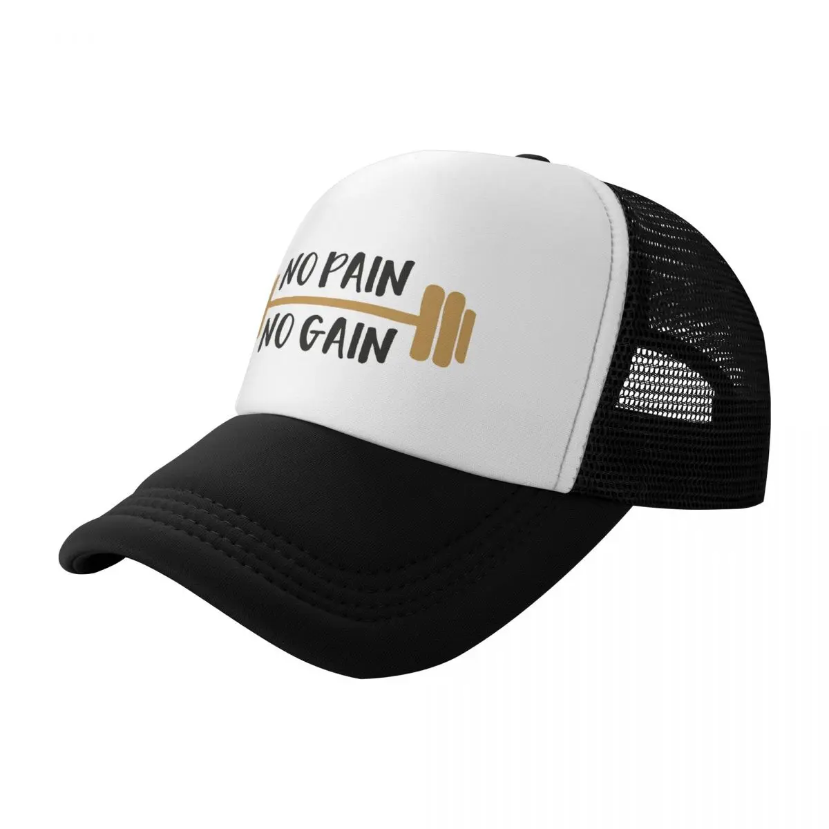 

No Pain No Gain Trucker Hats Unisex Baseball Cap