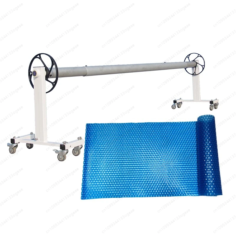 Aluminum/stainless steel polyethylene insulating film swimming pool cover collector