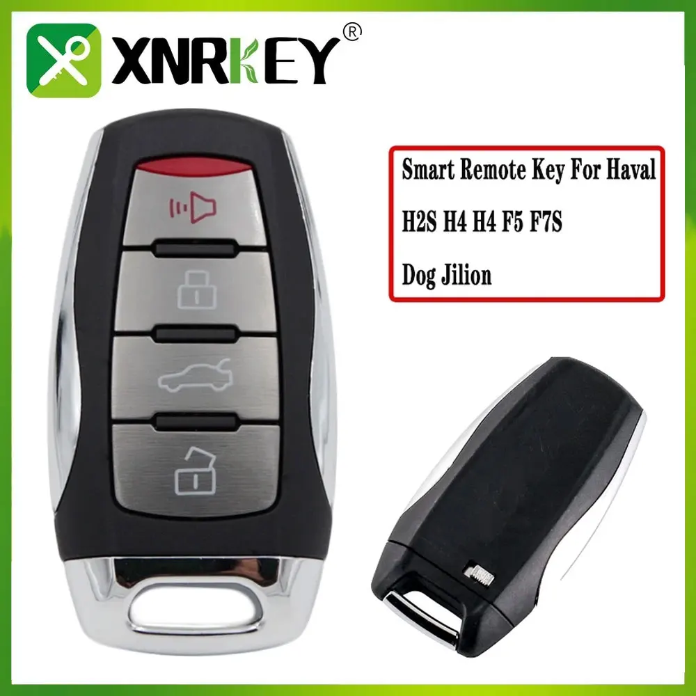 XRNKEY  For Great Wall Haval Jolion F7 F7X H2S H4 H6 2018 2019 2020 2021 OEM 4 Buttons Car Remote Key 433mhz ID47/ID4