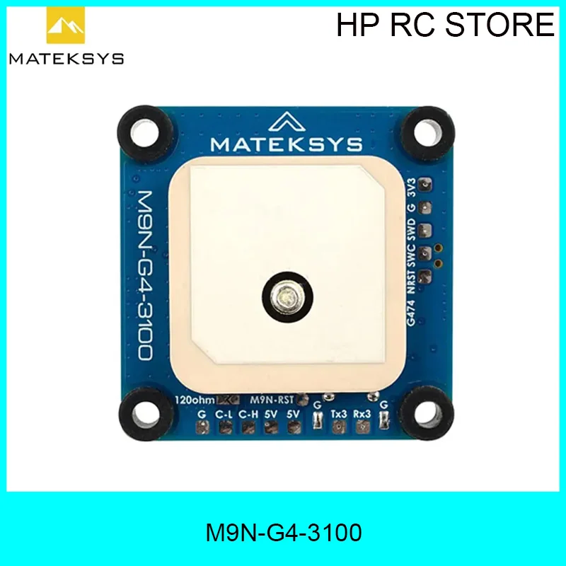 MATEKSYS M9N-G4-3100 AP_Periph G474 CAN Node, NEO-M9N GNSS Module, RM3100, DroneCAN Protocol & UART_MSP for RC FPV Drone