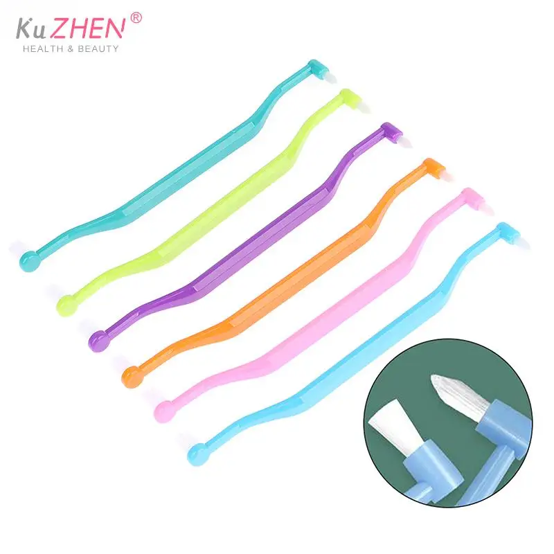 1pcs Orthodontic Interdental Brush Double-Beam Soft Teeth Cleaning Toothbrush Oral Care Tool Small Head Soft Hair Implant Adult