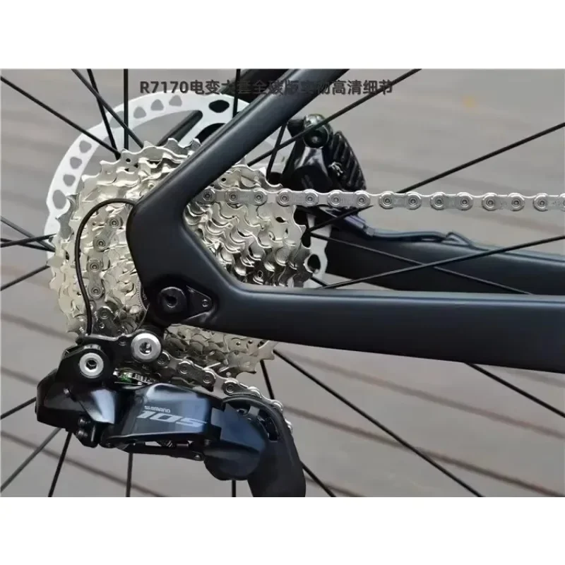 تويتر R10pro DI2 105/R7170-24S التحول الإلكتروني الصحن الهيدروليكي الفرامل ألياف الكربون الطريق دراجة-عالية الأداء الدراجات والعتاد #5