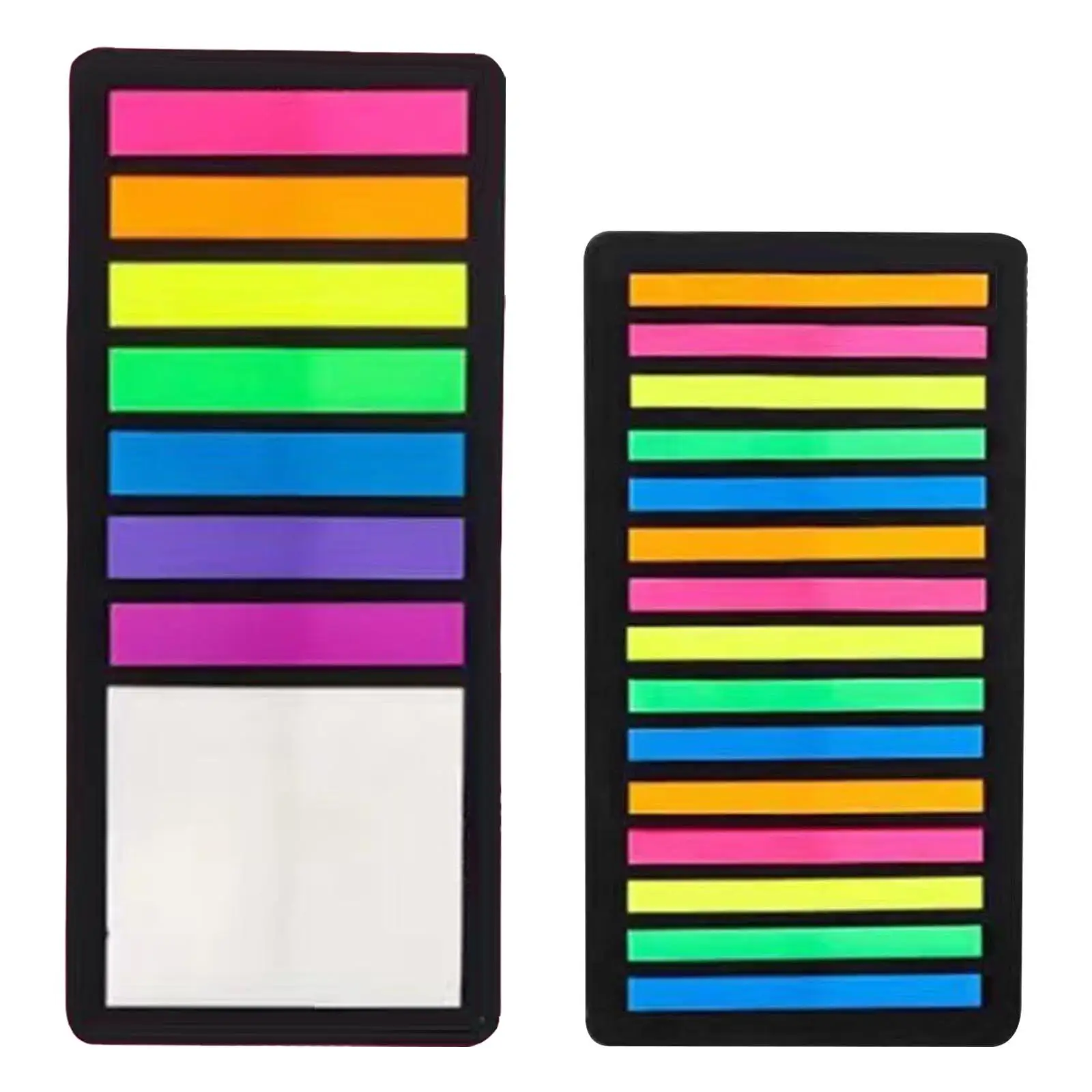 2Pcs Colored Sticky Tabs Sticky Index Tabs Office Supplies Memo Sticker Paper for files Magazines