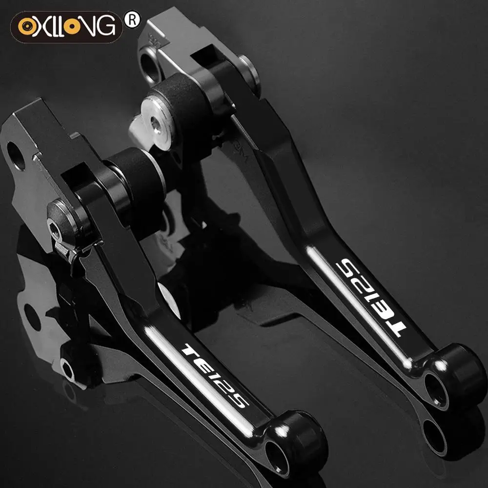 CNC handbrake Lever Motorcycle DirtBike Motocross dirt bike Pivot Brake Clutch Levers FOR HUSQVARNA TE125 TE 125 2014 2015 2016