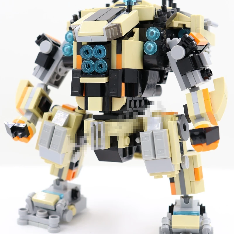 

MOC Creative Game Titanfall Surrounding Titan Assembly Manned Mecha Model Building Block puzzle toy Children's birthday gift