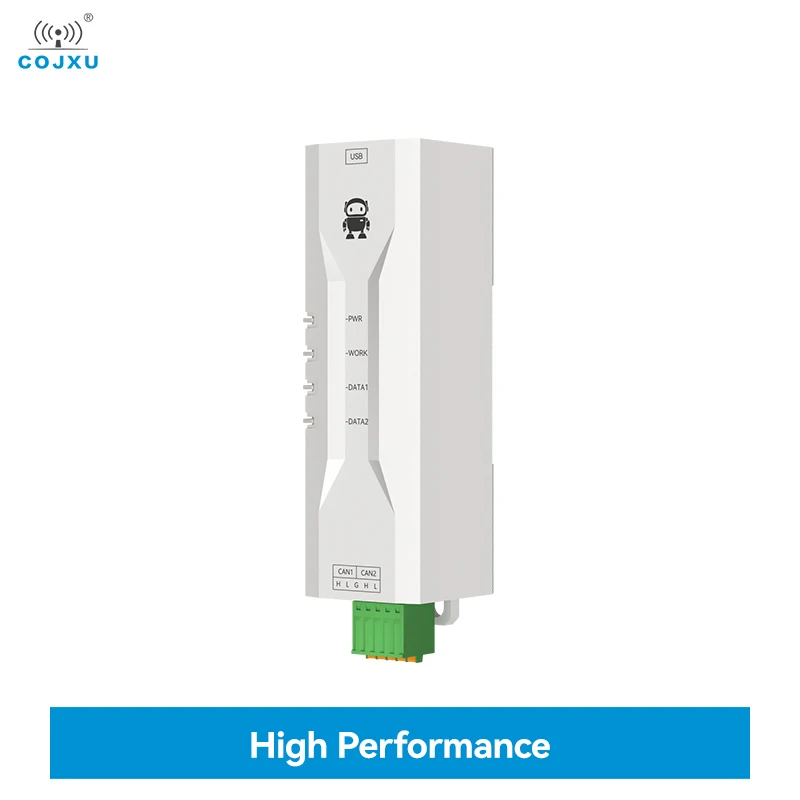 

CAN to USB Converter CAN Bus 2 Way CAN 2.0 A/B COJXU ECAN-U01M Port Isolation DC 5V Industrial Grade 5k-1M Autosave Data