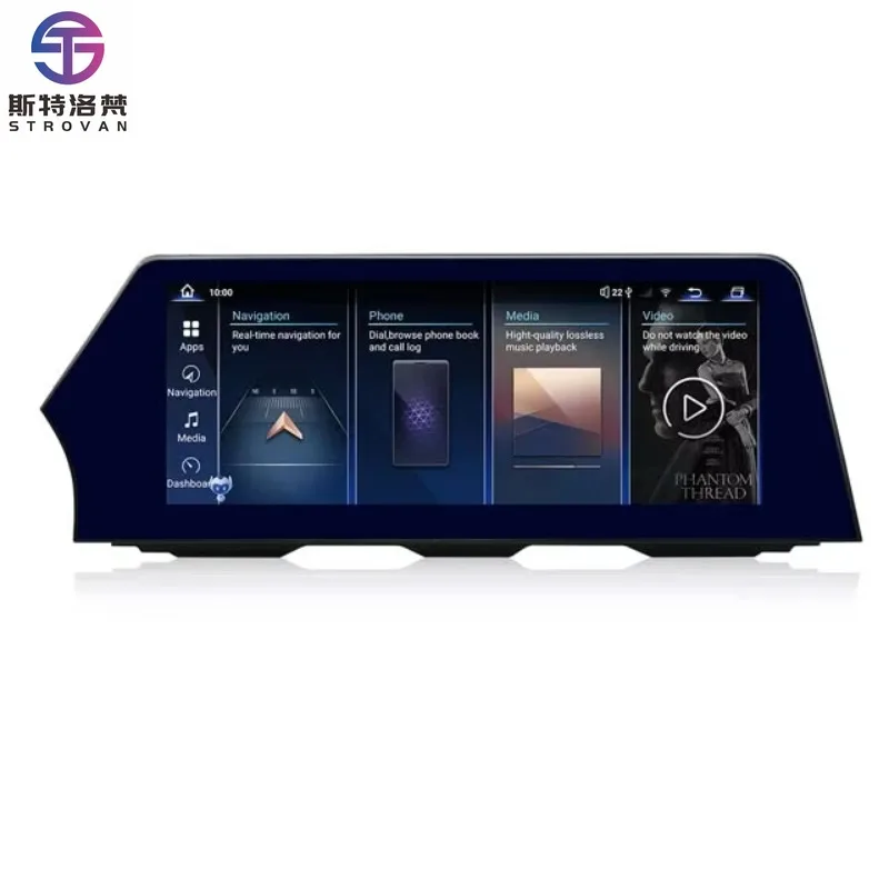 STLF CLRAK For  5 Series F10/F11 Android NBT/CIC System Blade Screen Touch Smart Car Navigation All-in-One Device with CarPlay L