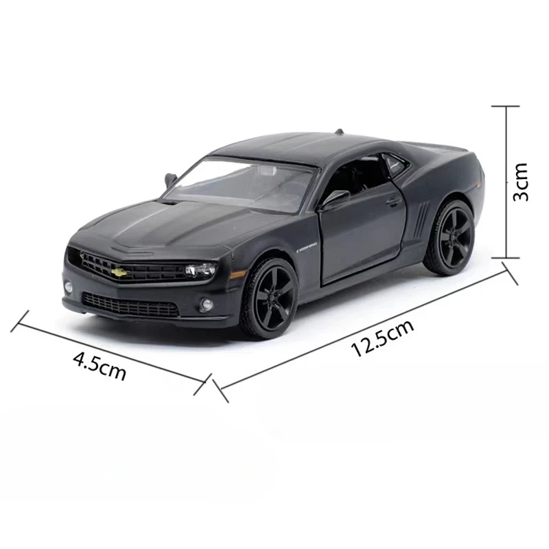 シボレー CR6-カマロ シリーズ シミュレート合金製カーモデル 非走行可能、ゼンマイ式推進 ハロウィン ブラックフライデーギフト