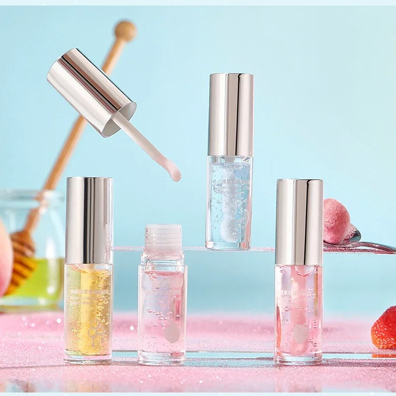 Lip Öl Glanz Lip praller Make-up feuchtigkeit spendend nicht klebrig sexy Wasser glänzend Glitter Primer Tönung Lippen balsam Pflege Kosmetik Großhandel