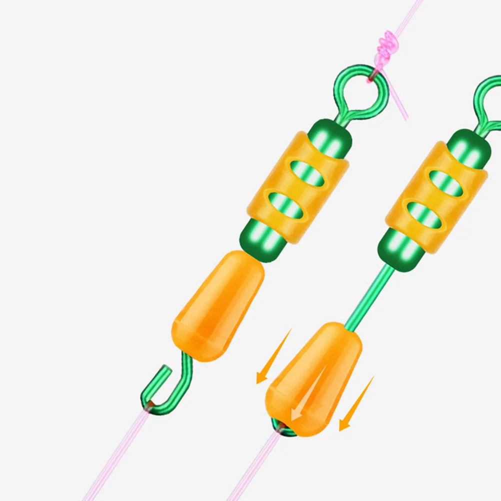 

8Pcs Spring Snaps for Fishing High Strength Lure Connectors Bearing Swivels Anti-Tangle Angling Barrel Swivels Outdoor Fishing