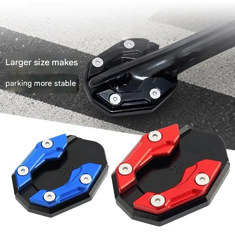 FOR CF150SC Motorcycle Side Stand with Enlarged Base Durable Alternative to Stock Narrow Kickstand Anti-Tilt Design for Enhanced