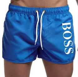 Male Men's Swimming Trunks Bathing Suit Sports Clothes  Summer Beach Shorts Mesh Lined Swimwear Man Board Shorts