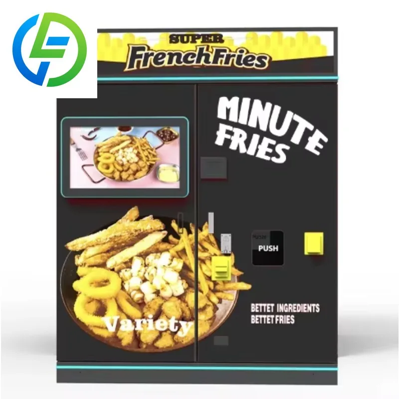 FL High‑capacity French Fry Vending Machine Commercial Auto Hot Fried Snack Vending Device For Shopping Arcade Station