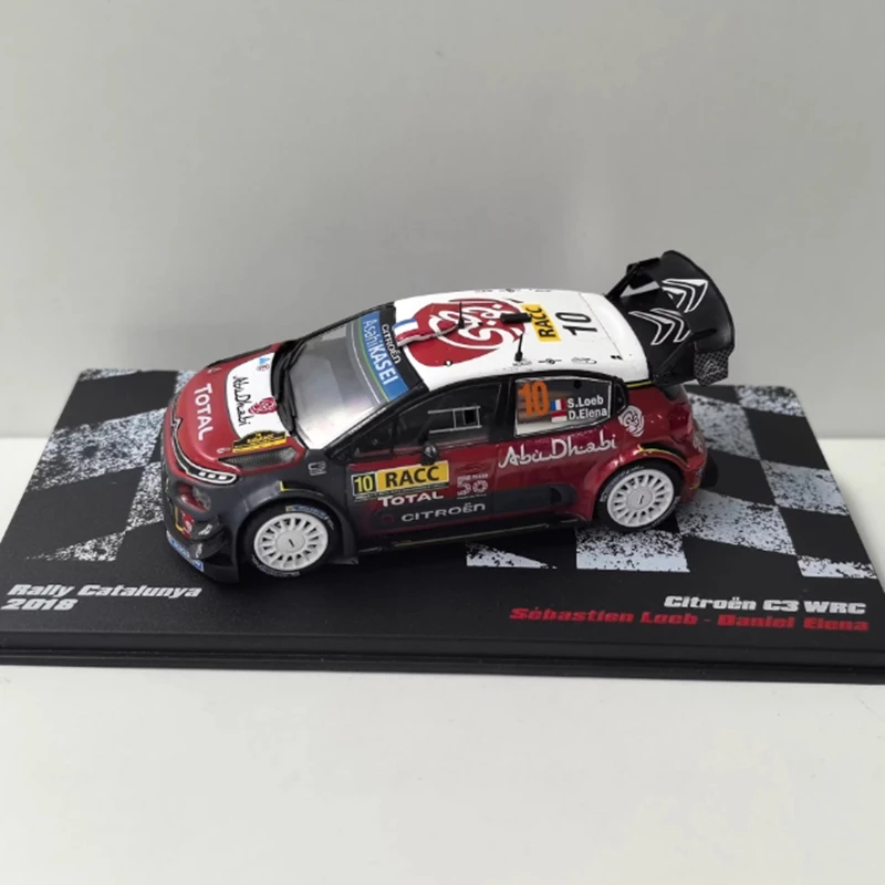 

DEA 1/43 Scale CITROEN C3 WRC #1 2018 Alloy Simulation Car Model Static Collection Decorated Holiday Gifts Toys Souvenir Gift