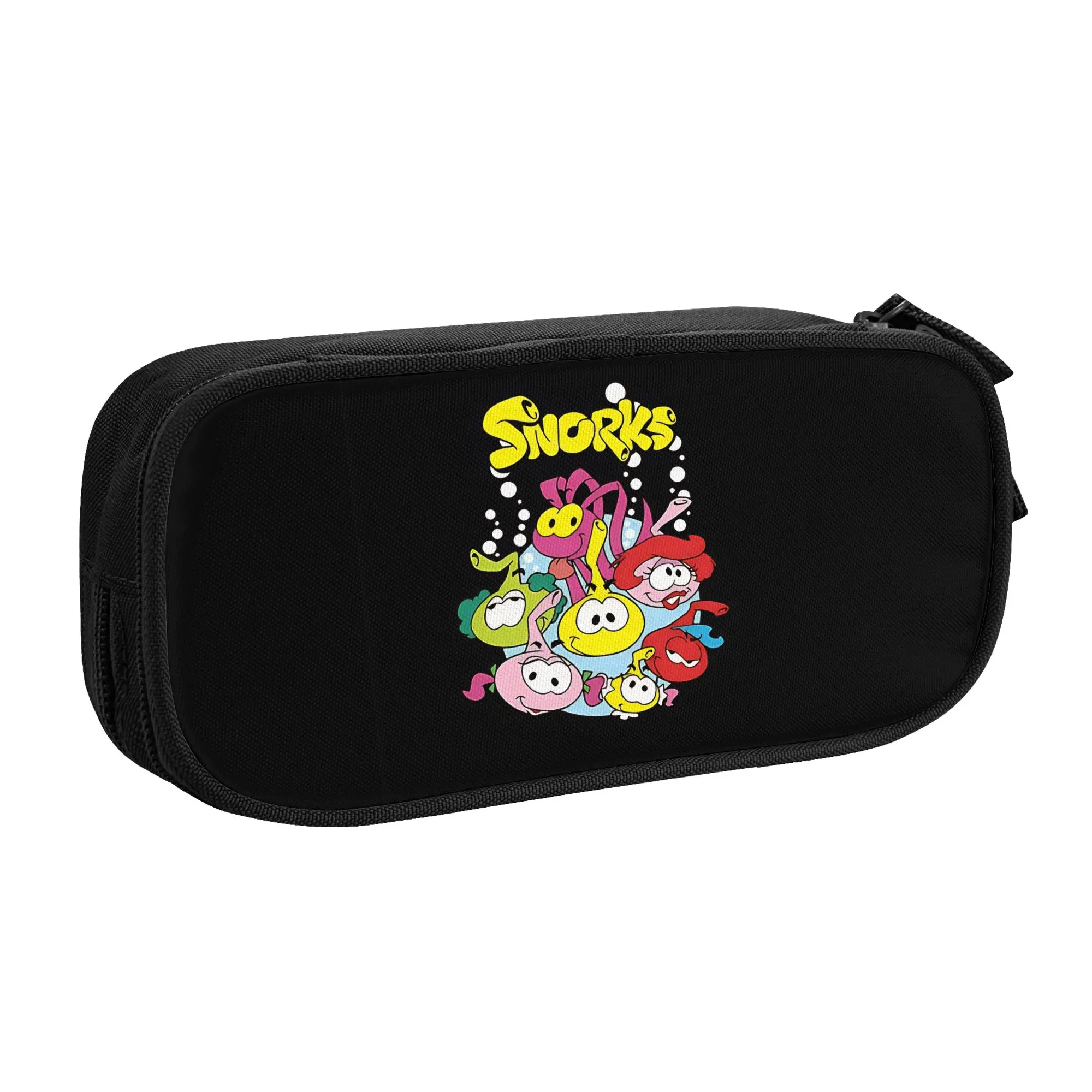 

1 piece Stylish coral bubble Pencil Case Boys Pen Bag The Snorks Office Stationery Bag
